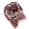 Grand foulard Apaches Latika bouton d'or - Fraisier