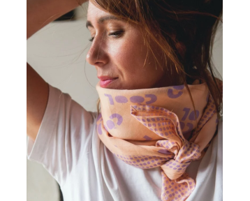 Grand foulard Apaches Latika Cool -  Papillon