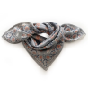 Petit foulard Apaches Manika Bouton d'or - Tempête