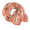 Petit foulard Apaches Manika Coeur - Papaye