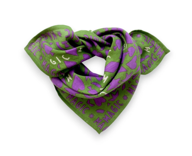 Petit foulard Apaches Manika Magic - Nature