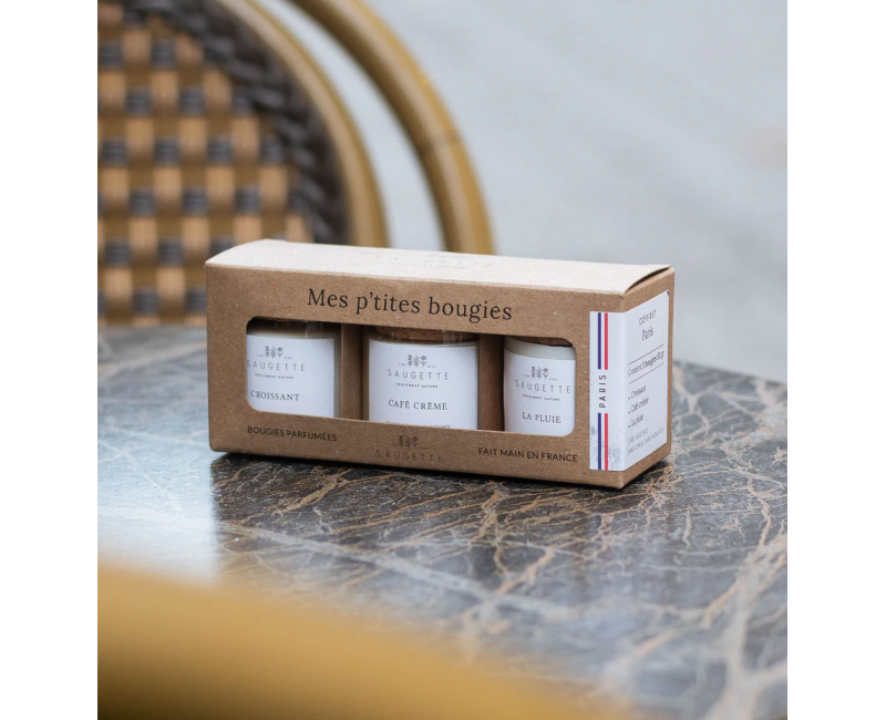 Coffret 3 bougies - Paris