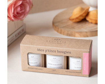 Coffret 3 bougies - Maman Chérie