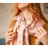 Grand foulard Apaches Latika Flora Bold - Lavande