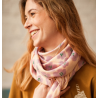 Grand foulard Apaches Latika Flora Bold - Lavande