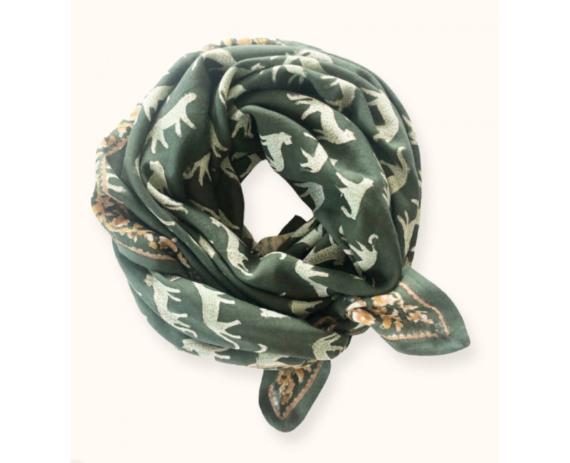 Grand foulard Apaches Latika - Bengale kaki