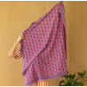 Grand foulard Apaches Latika Florets - Fuschia