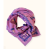 Foulard en coton fuchsia à motifs floraux Latika Florets – Apaches Collections