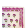Grand foulard Apaches Latika Florets - Macadamia