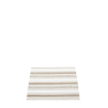 tapis pvc tissé rayures blanc, beige, gris