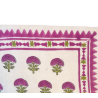 Petit foulard Apaches Manika Florets - Macadamia