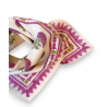 Petit foulard en coton motif floral Florets macadamia – Apaches Collections chez Boêtique