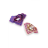 Petit foulard Apaches Manika Florets - Macadamia