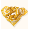 Petit foulard Manika Flora Bold - Citron