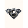 Petit foulard Apaches Manika Coeur - Orage