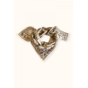 Petit foulard Manika Bengale - Latte