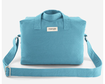 Le city bag Sauval Bleu Méditérranée