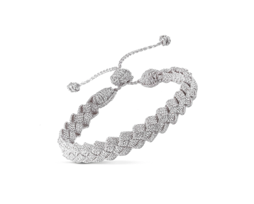 Bracelet Crossed - Silver