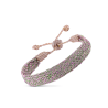 Bracelet Izy 1 - rose gołd lime pink