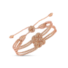 Bracelet maxi Knot - peach