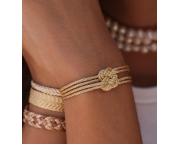 Bracelet maxi Knot - peach