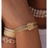 Bracelet maxi Knot - peach