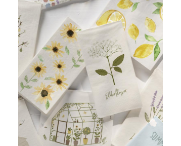 Serviettes papier elderflower