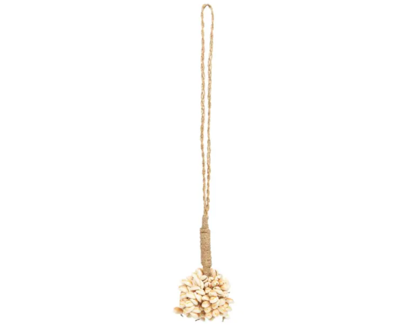 Pampille en coquillages vanille