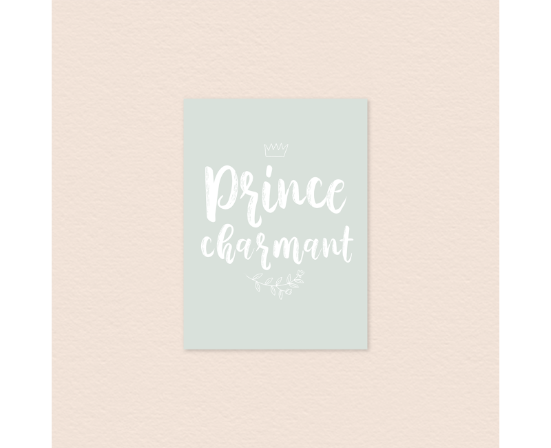 Carte prince charmant