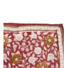 Grand foulard Apaches Latika Coeur - Bois de rose