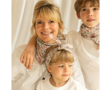 Grand Foulard Apaches Latika Bird - Pastel