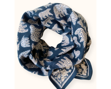 Grand foulard Apaches...