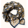 Grand foulard Apaches Latika Éventail - Orage