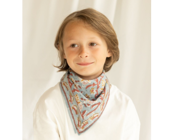 Petit foulard Apaches Manika Bird - Nuage