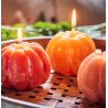 Bougie citrouille - Orange foncé