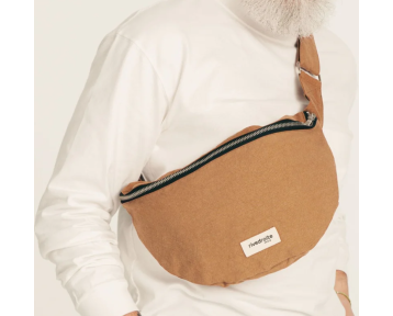 Sac banane rivedroite camel xl