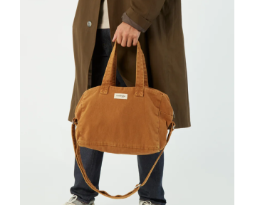 Sac City Bag Sauval Rivedroite - Brown Leaf