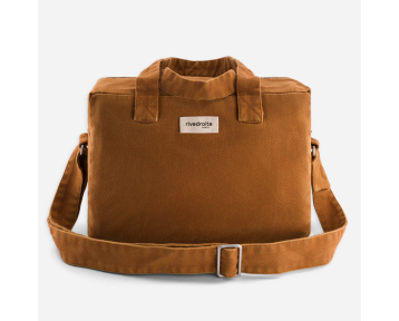 Sac City Bag Sauval Rivedroite - Brown Leaf