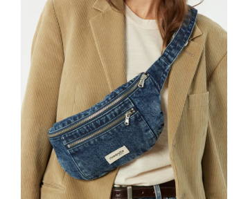 Sac Banane Orsel Rivedroite - Aged Denim