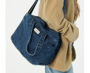 Le sac City Bag Sauval Rivedroite - Aged Denim