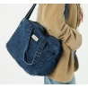 Le sac City Bag Sauval Rivedroite - Aged Denim