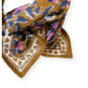 Grand foulard Apaches Latika Coeur - Tapenade