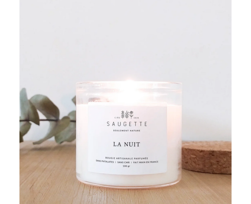 Bougie Saugette La nuit - S