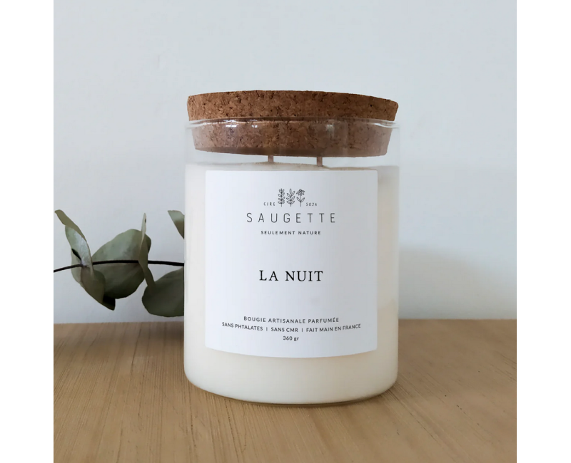 Bougie Saugette La nuit - M