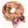 Grand foulard Apaches Latika - Cerisier Blush