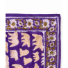 Grand foulard Apaches Latika - Ours violet