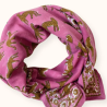 Grand foulard Apaches Latika - Bengale Fuchsia