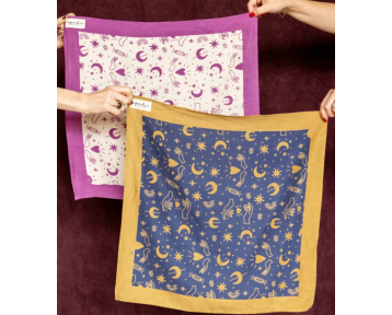 Petit foulard Apaches Manika - Karma macadamia