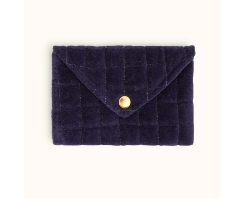 Petite enveloppe Apaches Ravi - Velours eclipse