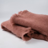 Echarpe mohair terracotta